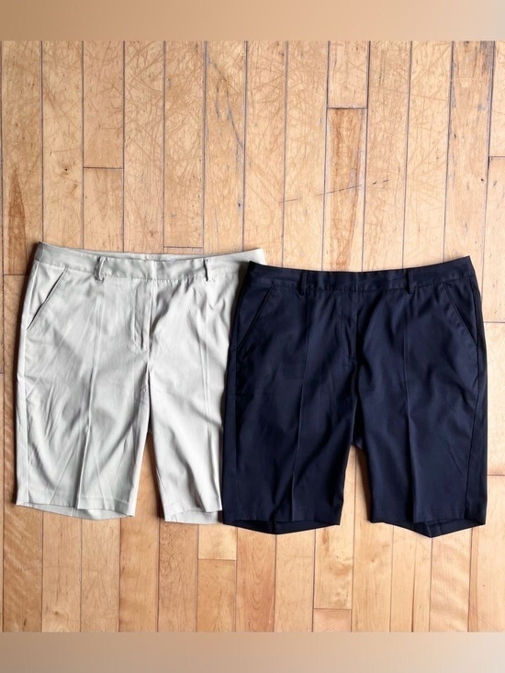 Greg Norman Classic Fit Performance Stretch Tailored Shorts Size 14